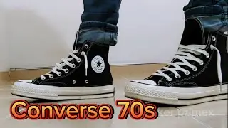 converse 70s on feet walking