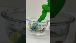 Marble Run ASMR☆ HABA Wave Slope&Pop Tube, glass with bowl #shorts #marblerun @marblerunone