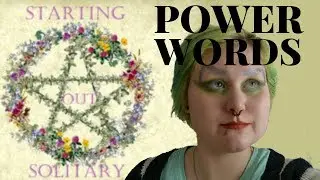 Power Words In Affirmations And Every day Magic - Starting Out Solitary / Inspiring Alien