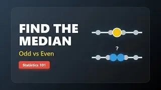 How to Find the Median: Odd vs Even Data Sets Explained 📊