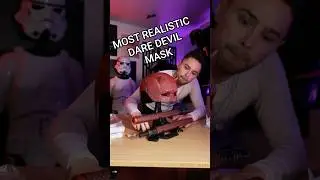MOST REALISTIC DARE DEVIL MASK #daredevil #marvel #unboxing #cosplay #shorts