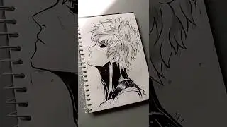 Genos - One-Punch Man. Anime art|Anime|Anime edit|Anime fanart|Anime drawing|Sketch|Art|Genos Opm|