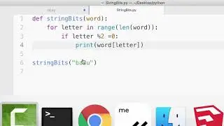 Codingbat stringBits in python