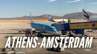 Trip Report | Athens - Amsterdam | KLM Economy Class | Boeing B737-800