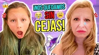 ¡NOS QUEDAMOS SIN CEJAS! 😱PROBAMOS PRODUCTO RARO y SALE MAL 🙈 BROMA a MI PADRE 🤣