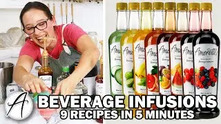 Meet our NEW Beverage Infusions | Chef Maureen Makes 9 Recipes in 5 Minutes