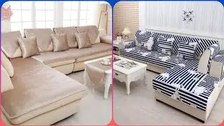 Most beautiful L shape sofa covers &Back covers ideas/Stylish Sectional Sofa set for Lounges decor
