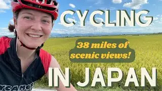 Utatsuyama Park Views & Saigawa Cycling Road - Scenic Bike Riding Around Kanazawa, Japan!