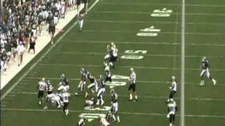 Aaron Bates Punts vs. Western Michigan, 9/4/10