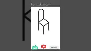 #easy #chair #illustration in #adobeillustrator #AdobeIllustrator #ChairIllustration #Shorts #art