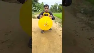 Мой новый надувной прыгающий мяч #прыгающийбаллон