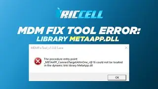 MDMFIXTOOL Library MetaApp.dll Error