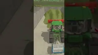 The BEST way to compact silage in #fs22 #farmingsimulator22 #farming