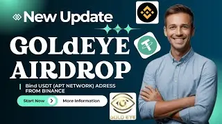 GoldEye Airdrop Update|KYC Withdraw 0.05 Token|Free & Easy Crypto 