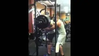 650lb squat W/ wraps and belt