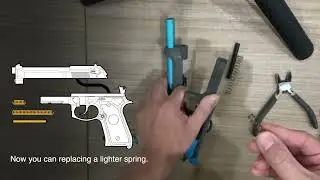 Get a Lighter Trigger ! M9 Smart Pistol Pull Adjustment Tutorial | Wonderfitter