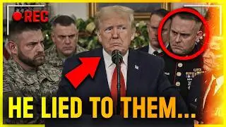 Trump EXPOSED As COMPLETE FRAUD In Front Of Military