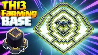 NEW BEST TH13 Farming Base w/ Proof! - COC Town Hall 13 Base New Update - Clash of Clans - #7