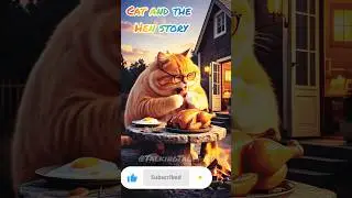 The Cat and the Hen Story #henstory #inspiration #animals #trending #shorts