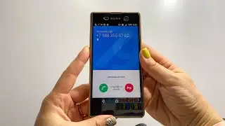 Sony Xperia M5 Dual (E5633) Gold Incoming call