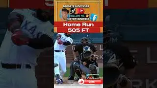 Home run de 505 pies de Nomar Mazara. #homerun #deportesynoticias #mlb