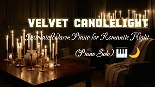 Velvet Candlelight &mdash; Intimate Warm Piano for Romantic Night (Piano Solo) 🎹🌙