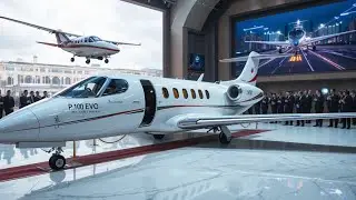 Он садится почти БЕЗ ЗВУКА! Невероятная посадка Piaggio P.180 Avanti EVO 😱✈️