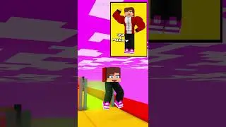 JJ & Mikey and JJ Sister Queen run Challenge MINECRAFT - ANIMATION #animation #shorts #fpyシ