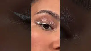 ICY eye makeup look - perfect for winter! ❄️