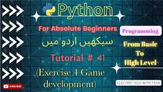 Exercise 4 Game development in python