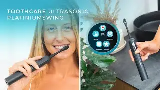 Schallzahnb&uuml;rste ToothCare UltraSonic PlatiniumSwing mit 5 Modi, Reinigungsbericht & 8 B&uuml;rstenk&ouml;pfen