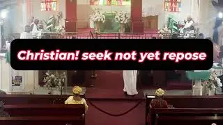 Christian seek not yet repose (with descant)