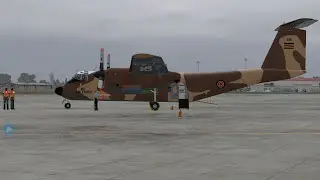Kenya Airforce DHC-5 Buffalo Taking off & Landing at Moi Air Base HKRE  X-Plane12