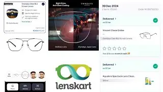 @lenskart owndays night vision clear lance review #owndays japan technology clear lance  unboxing