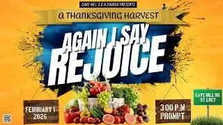Harvest Thanksgiving Programme at the Cave Hill SDA Church -  February 01,  2026
