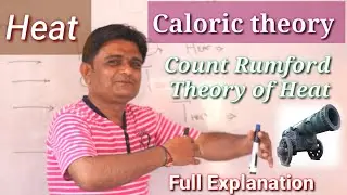 Chap 11 |Heat Energy | Theories of Heat | Caloric Theory | Rumford Theory | Phy xii