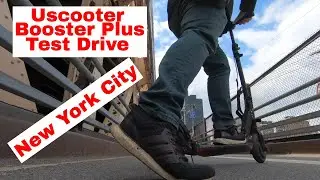 Тест-драйв Uscooter Booster Plus в Нью-Йорке!! Парень весом 240 фунтов!