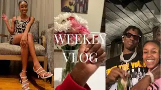 Weekly vlog// removed my locs // MET REMA// new nail set 💅// friend&rsquo;s birthday 🥳 // shopping 🛍