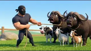 Silly Thief Steals Farm Animals 😂 | Old MacDonald Cartoon | Kids Adventure