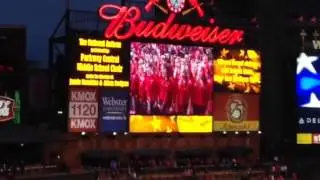 Parkway Central Middle - National Anthem St Louis Cardinals