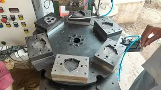 aluminum parts │aluminum die casted parts deflashing power press │Power press Automation - Rajkot.