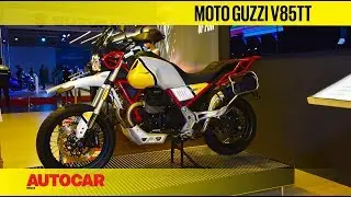 Auto Expo 2020 - Moto Guzzi V85 TT | Walkaround | Autocar India