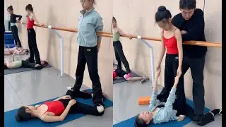 Teaching ballet fundamentals at Chinese dance schools