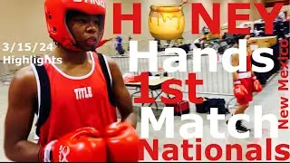 H🍯NEY Hands vs Jernee Padilla 1st Amateur Match #Nationals #NewMexico (Highlights)176+ Heavyweight