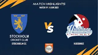 Match 19 - STO vs HUD | Highlights | FanCode ECS Sweden | 8 June 2023 | ECS23.434