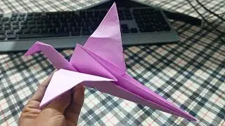 How to Make a Flying Paper Bird | Easy Paper Craft Tutorial