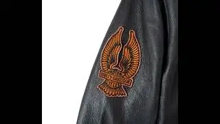 Harley Davidson Burning Eagle leather jacket for mens jacket & Vest