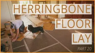 Laying the Herringbone Floor | Part 20 of My Victorian Home Renovation