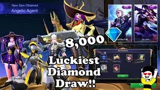 LUCKIEST DIAMOND DRAW EVENT | Mobile Legends Lesley's Legend Skin