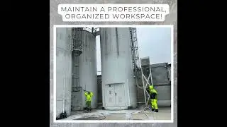 💦 Industrial Cleaning Done Right: Safe & Spotless! 🚧✨🚿